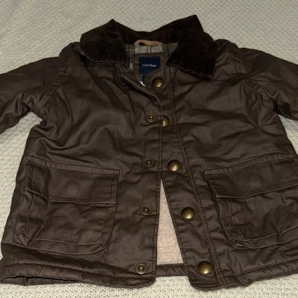 Brown Button-Up Jacket - Picture 1 of 3